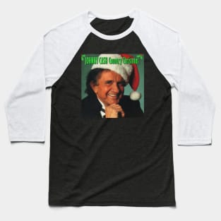 Johnny Cash Country Christmas Baseball T-Shirt